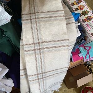 A New Day Plaid Blanket Scarf